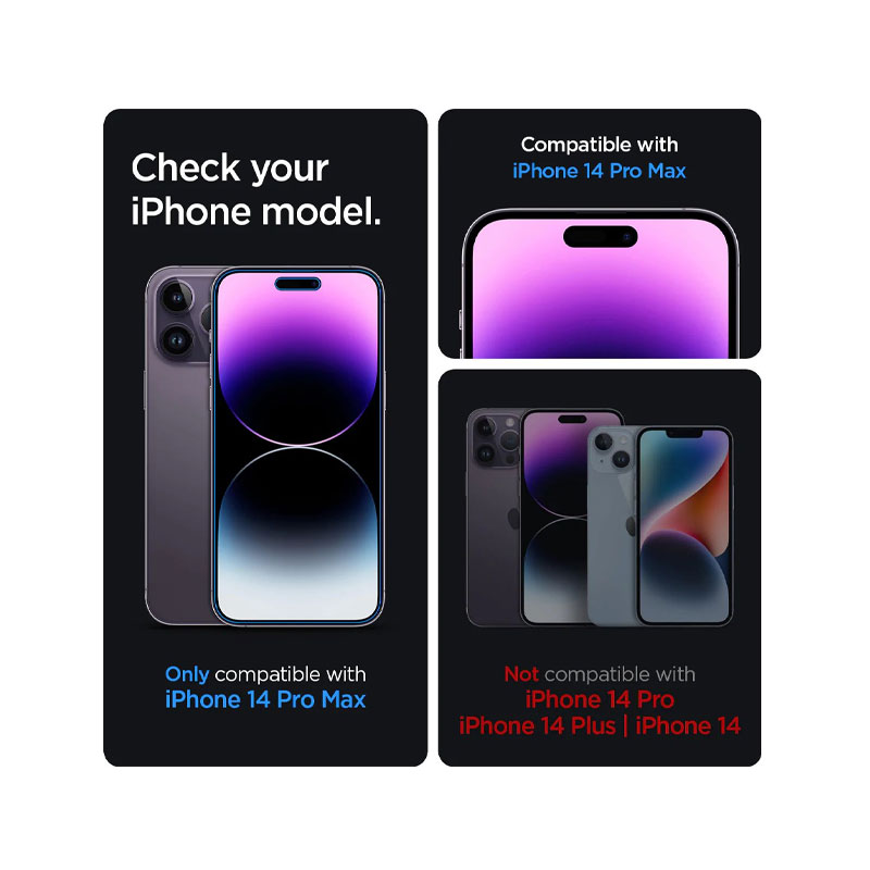 Spigen GLAS.tR Privacy HD Screen Protector for iPhone 14 Pro Max