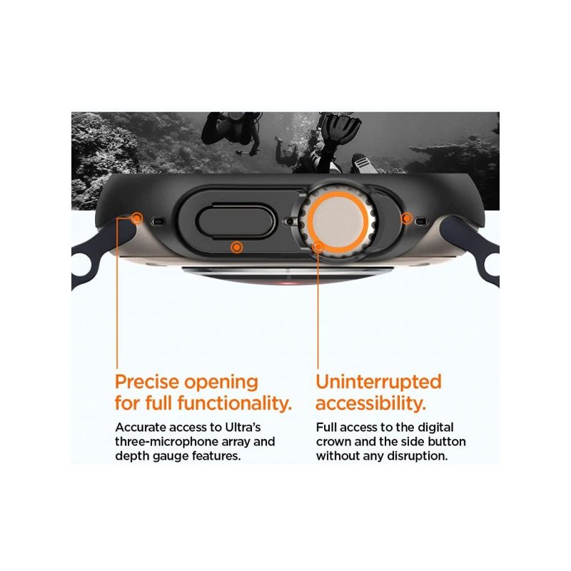 Spigen Thin Fit Titanium Case for Apple Watch Ultra (GPS+Cellular)