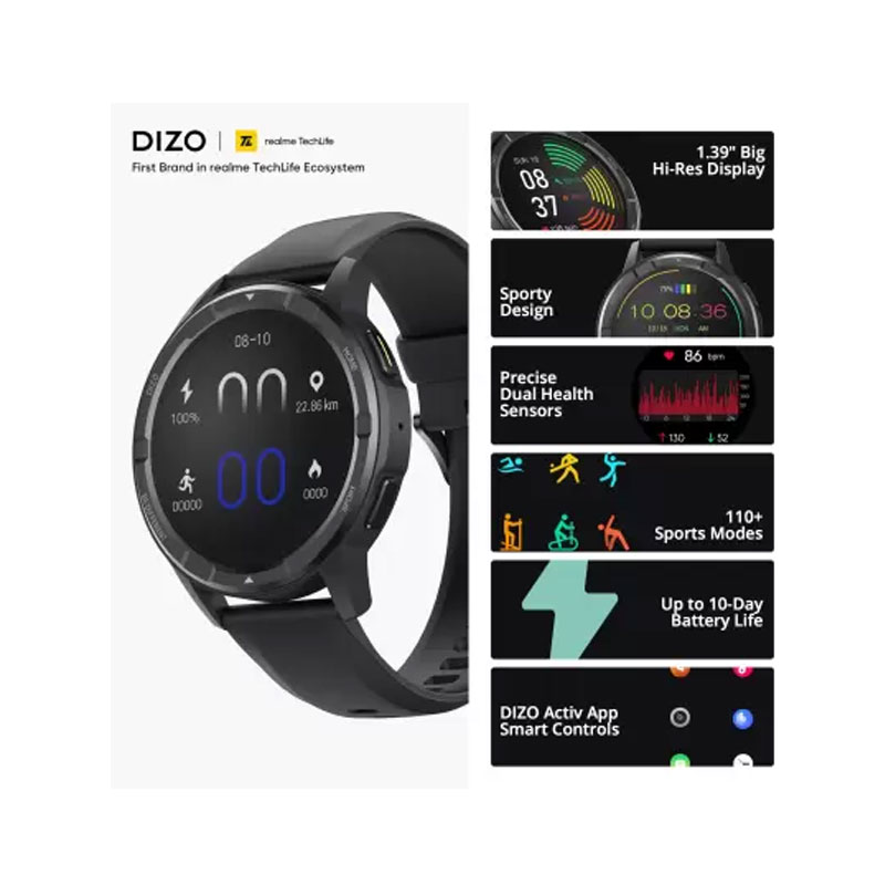 DIZO Watch R Talk Go Smart Watch