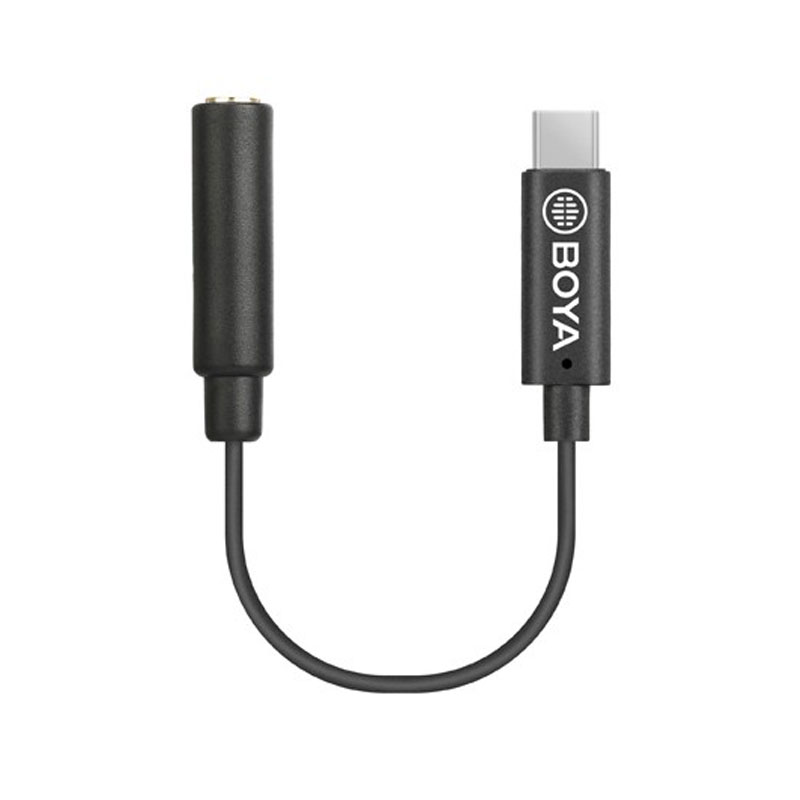 Boya BY-K4 3.5mm TRS to Type-C Audio Adapter