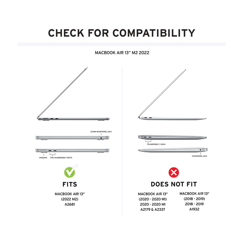 UAG Lucent Series Case for MacBook Air 13" (M4/M3/M2) (2022-24)