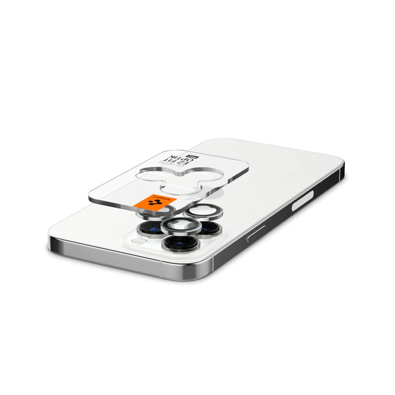Spigen Glas tR EZ fit Optik pro Camera Lens for iPhone 17/16/15/14 Pro & Pro Max (1 piece)