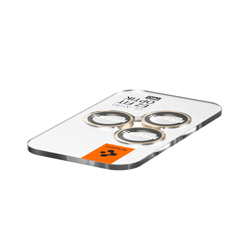Spigen Glas tR EZ fit Optik pro Camera Lens for iPhone 17/16/15/14 Pro & Pro Max (1 piece)