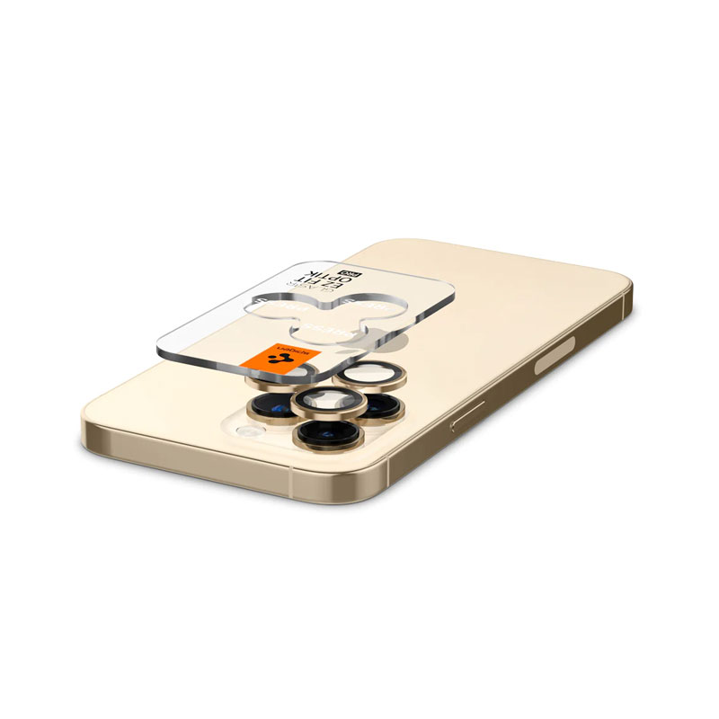 Spigen Glas tR EZ fit Optik pro Camera Lens for iPhone 17/16/15/14 Pro & Pro Max (1 piece)