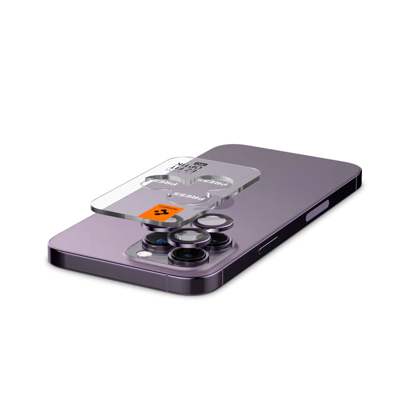 Spigen Glas tR EZ fit Optik pro Camera Lens for iPhone 17/16/15/14 Pro & Pro Max (1 piece)