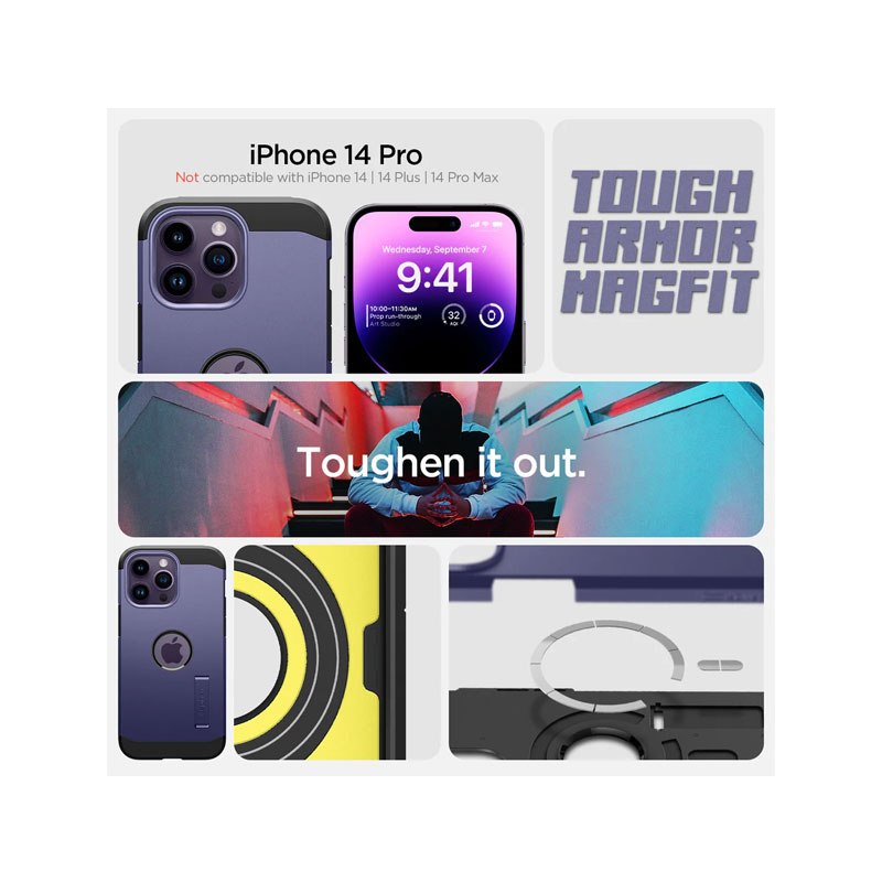 Tough Armor Case for iPhone 14 Pro Max (MagFit)