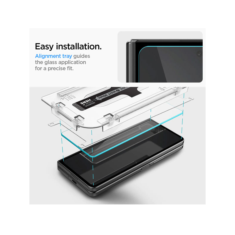 Spigen GLAS.tR EZ Fit (HD) Screen Protector for Galaxy Z Fold5 (1pc)