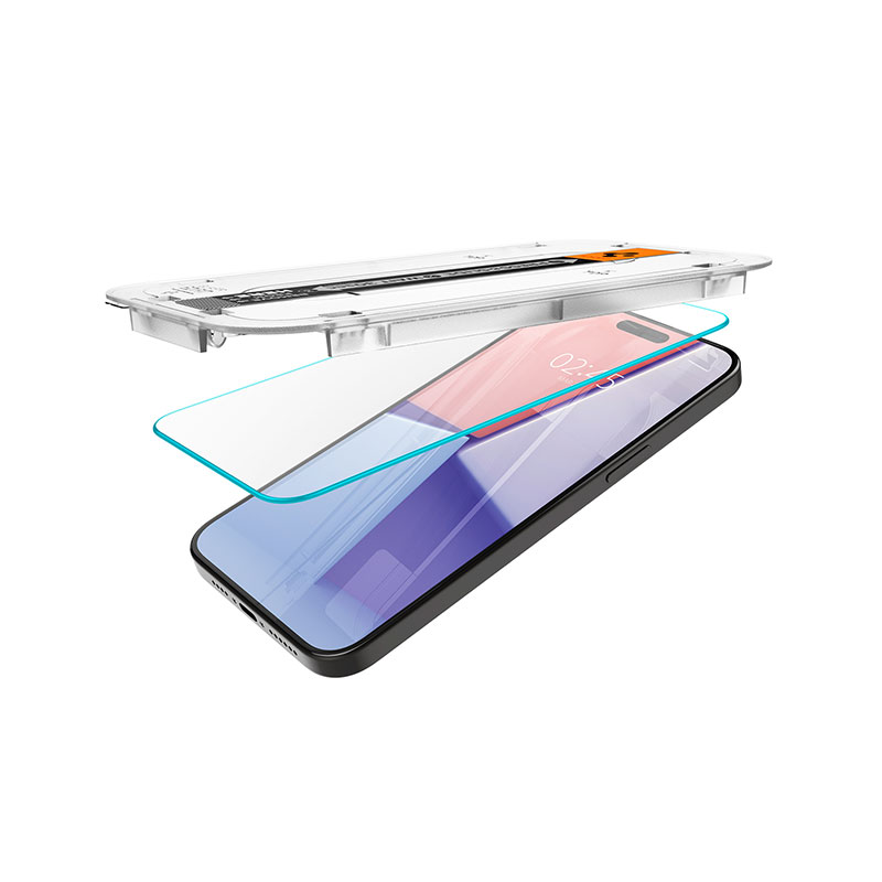 Spigen GLAS.tR EZ Fit Screen Protector for iPhone 15 Pro Max (1Pc)