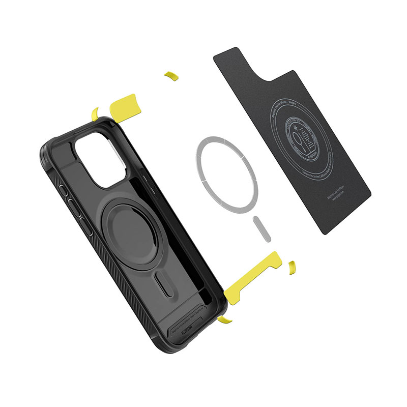 Spigen Rugged Armor (MagFit) Case for iPhone 15 Pro 