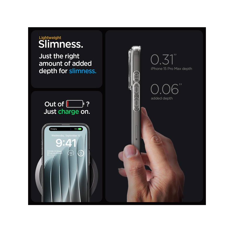 Spigen Crystal Flex Case for iPhone 15 Pro