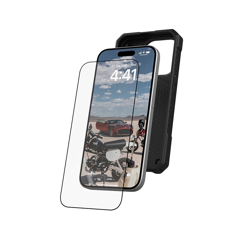 UAG Glass Shield Plus Screen Protector for iPhone 15 Pro Max