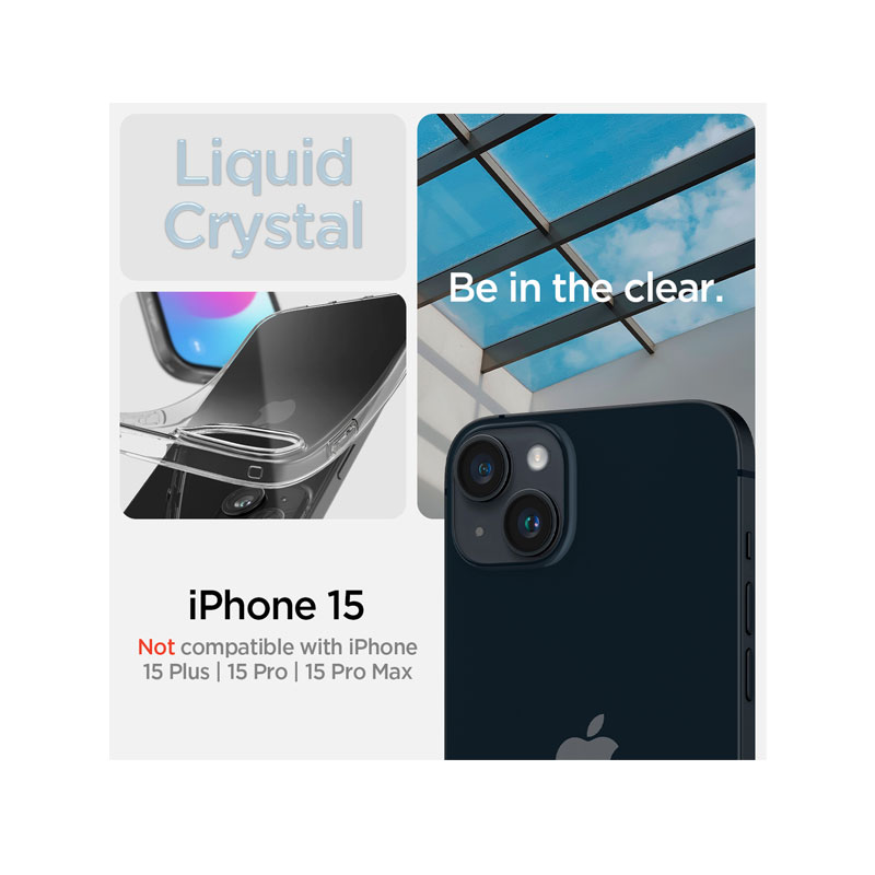 Spigen Liquid Crystal Case for iPhone 15