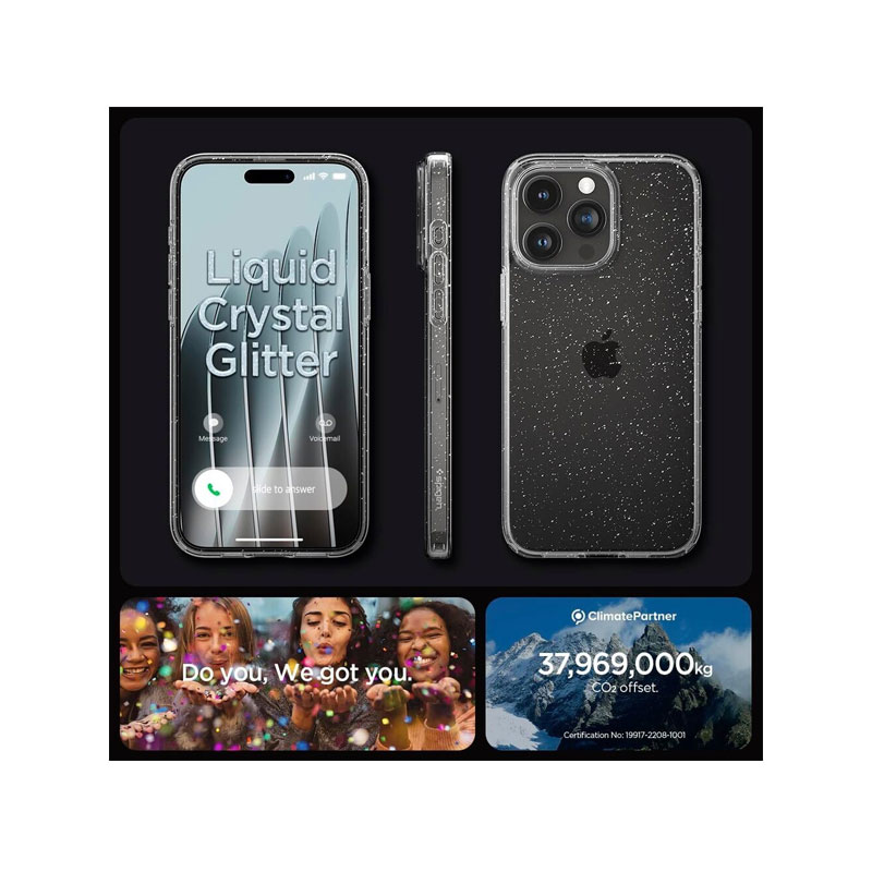 Spigen Liquid Crystal Glitter Case for iPhone 15 Pro Max