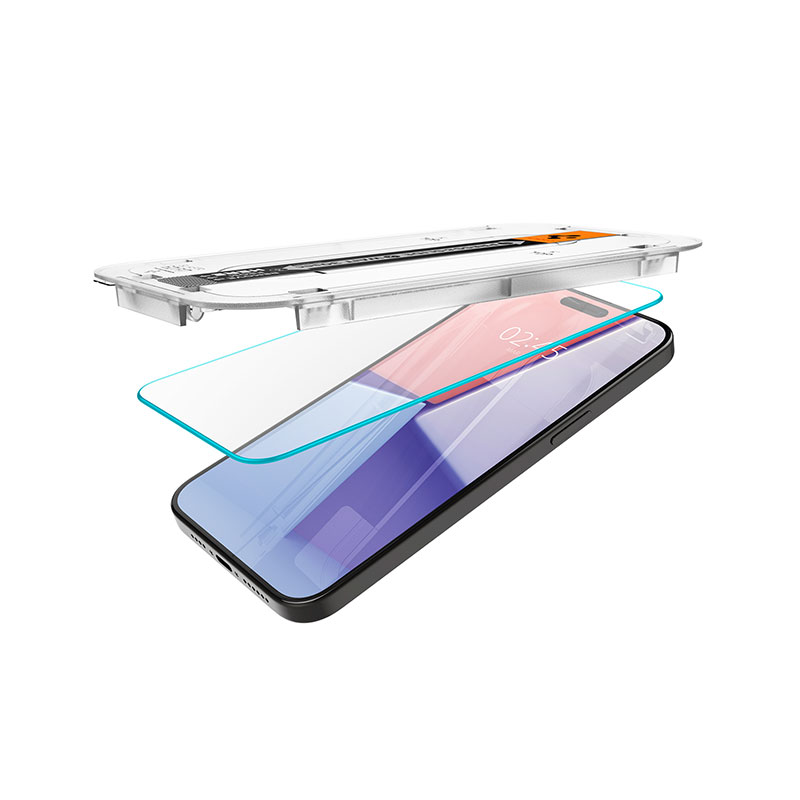 Spigen Glas.tR EZ Fit Full Cover Screen Protector for iPhone 15 Pro Max (1pc)