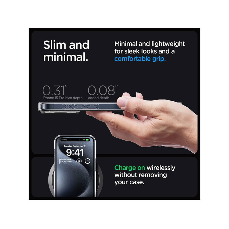 Spigen Ultra Hybrid Case for iPhone 15 Pro Max
