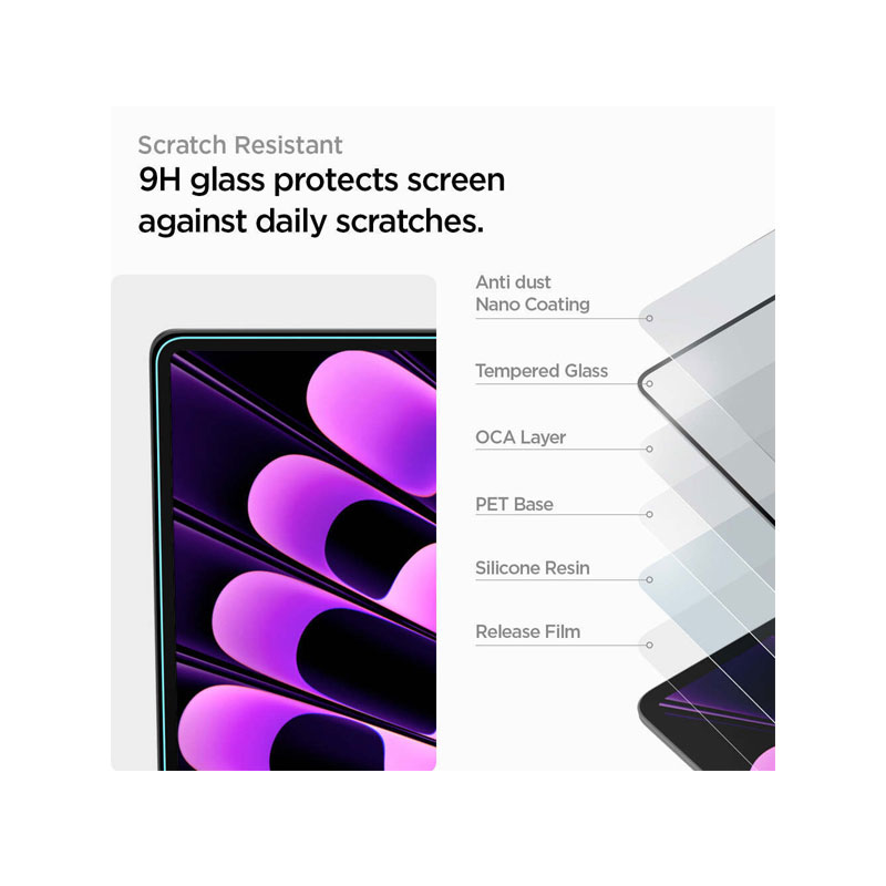 Spigen GLAS.tR Slim Screen Protector for MacBook Air 15" (M4/M3/M2/M1)