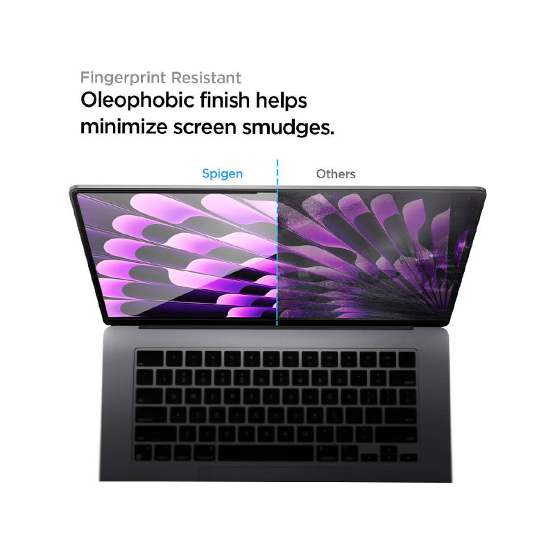 Spigen GLAS.tR Slim Screen Protector for MacBook Air 15" (M4/M3/M2/M1)