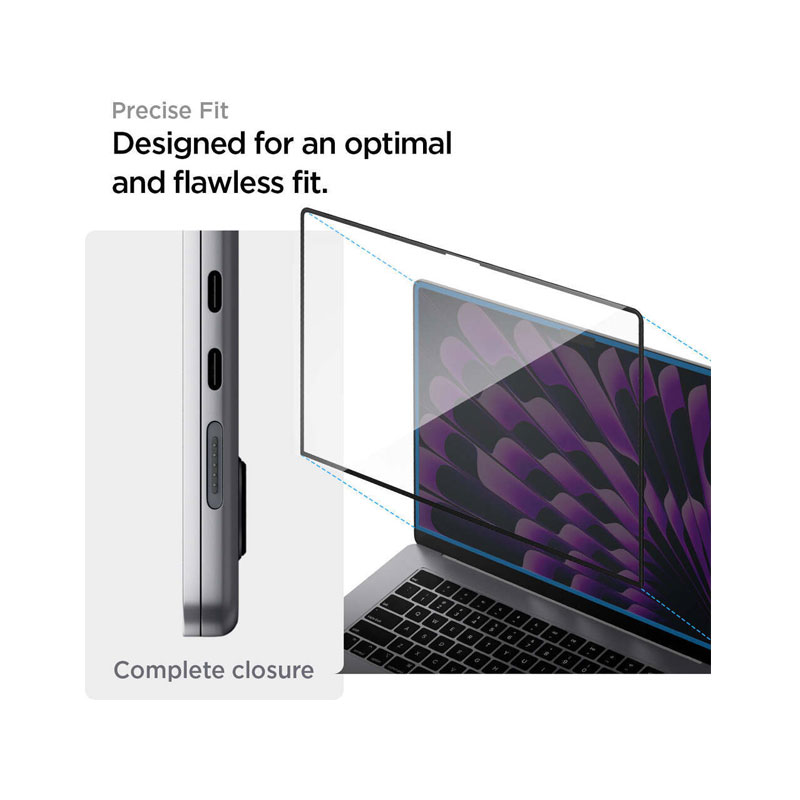 Spigen GLAS.tR Slim Screen Protector for MacBook Air 15" (M4/M3/M2/M1)