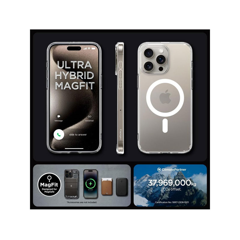 Spigen Ultra Hybrid MagFit Case for iPhone 15 Pro Max