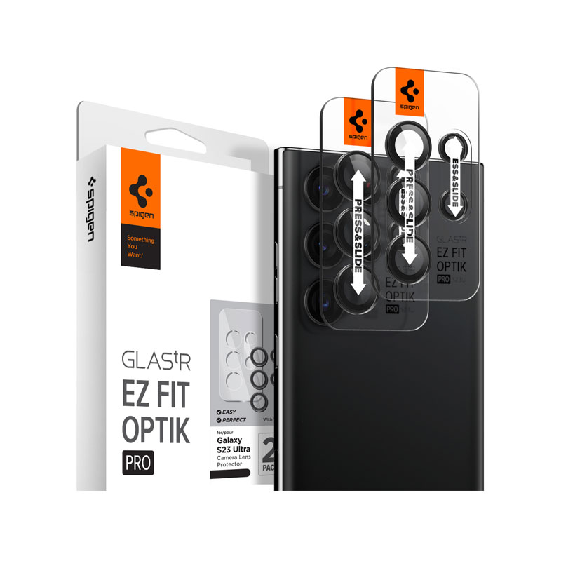 GlastR EZ fit Optik pro Camera Lens Protector for Galaxy S23 Ultra (1Pc)