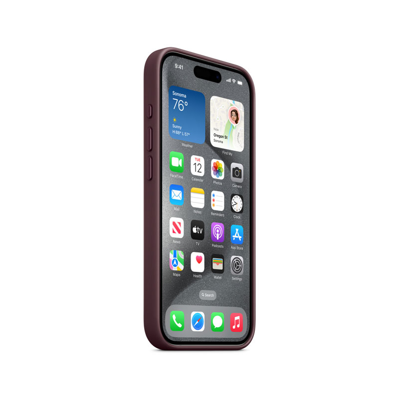 Apple FineWoven MagSafe Case for iPhone 15 Pro