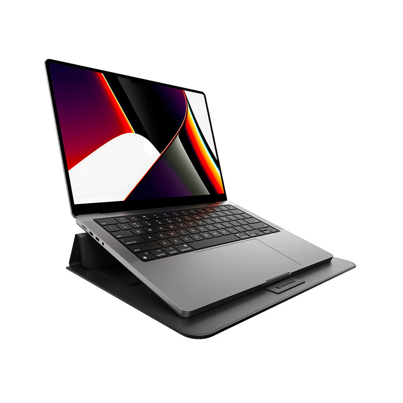 SwitchEasy EasyStand Leather MacBook Sleeve stand Case for MacBook Pro 14” M4/M3/M2/M1