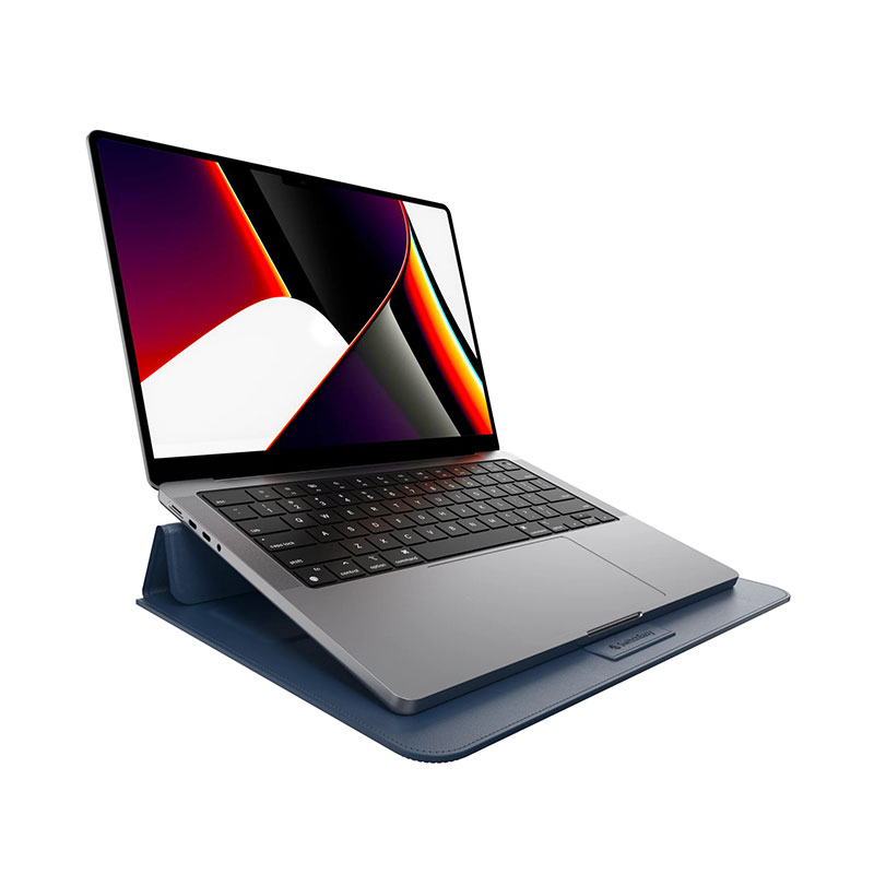 SwitchEasy EasyStand Leather MacBook Sleeve stand Case for MacBook Pro 14” M4/M3/M2/M1