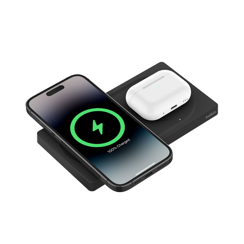 Belkin 2-in-1 Wireless Charging Pad with MagSafe Charging 15W