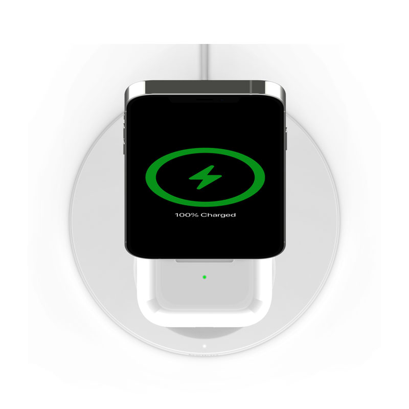 Belkin 2-in-1 Wireless Charger Stand with MagSafe Charging 15W
